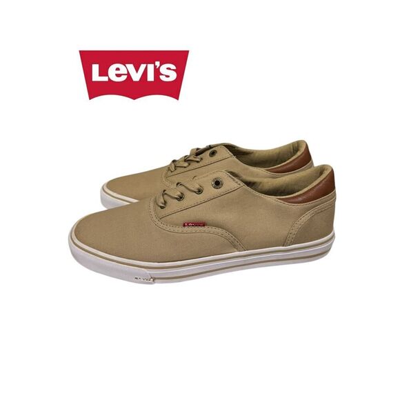 New Levi’s Khaki Tan Canvas Ethan CT CVS II 518480-11I Men’s Sneakers 9.5 main image 5
